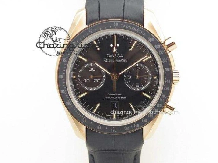 0404 Speedmaster Moonwatch in Moonshine Gold YG RMF Best Edition Green Dial on Green Leather Strap Manual Chrono EasyCare 7832